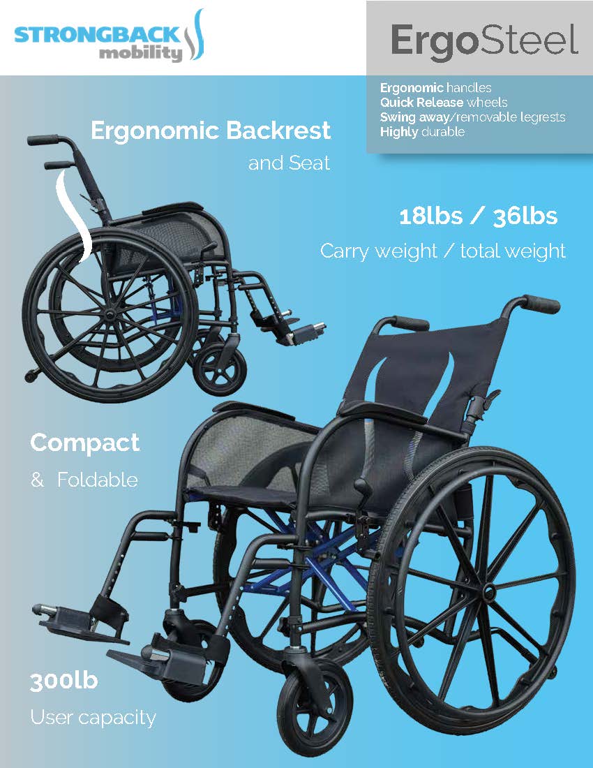ErgoSteel brings the Strongback comfort story into a high-demand price range.